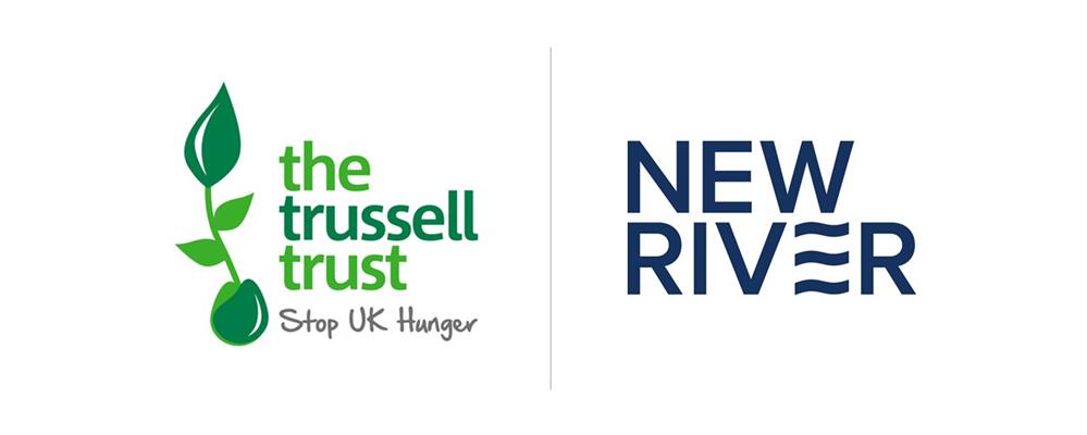 NewRiver and the Trussel trust logo