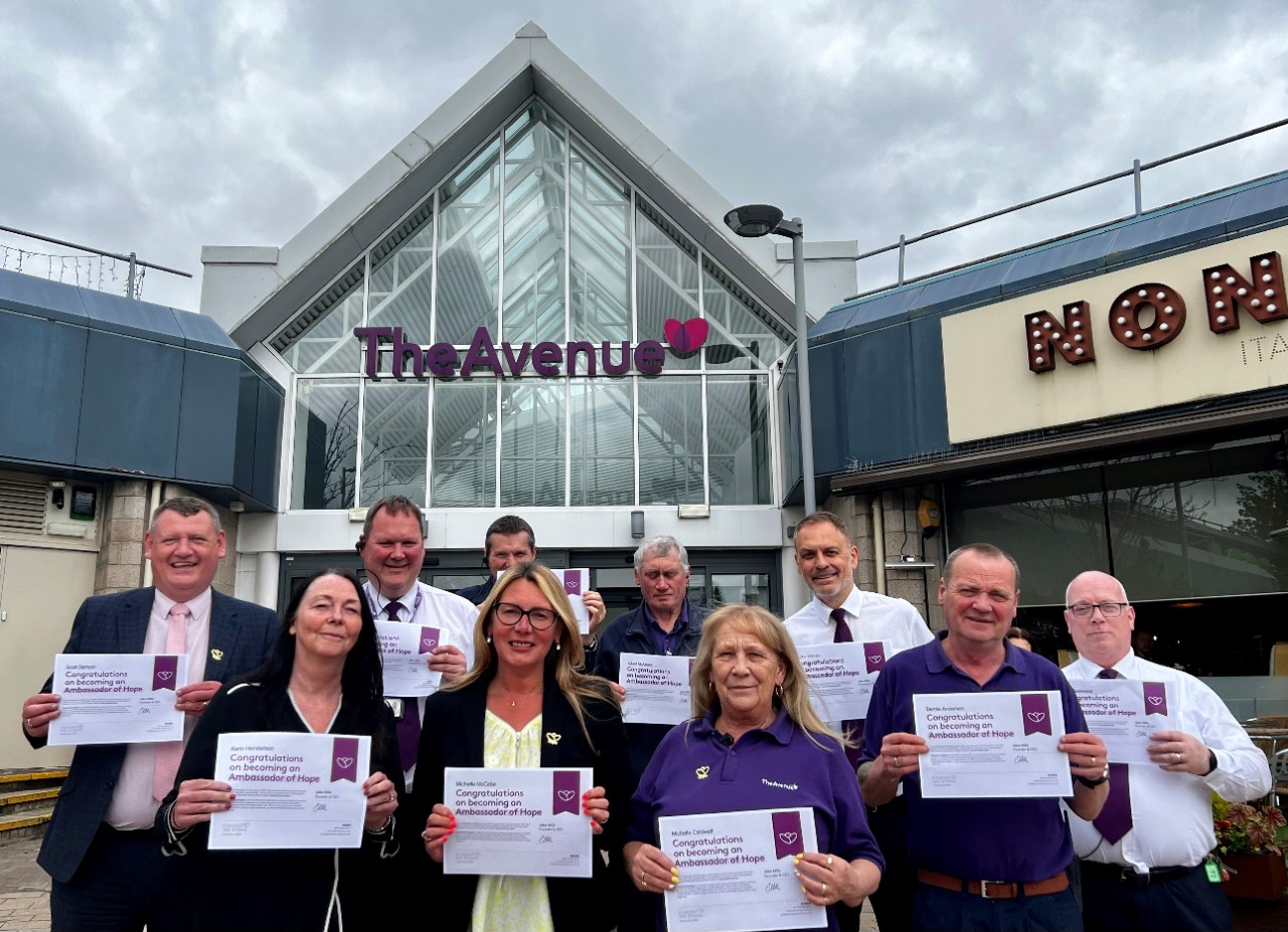 Ambassadors of Hope at The Avenue Group Photo